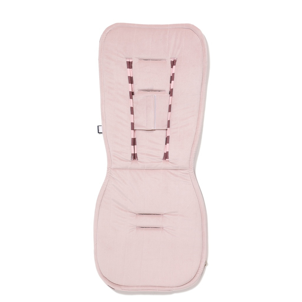Stroller Seat Liner Cotton Velvet Multi STRIPES PINK