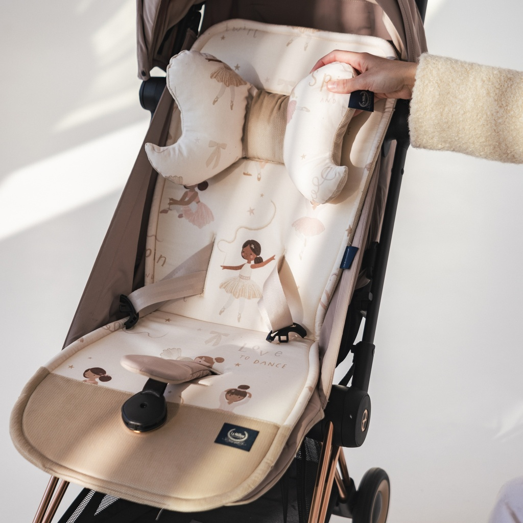 Stroller Seat Liner Cotton Velvet BALLERINE