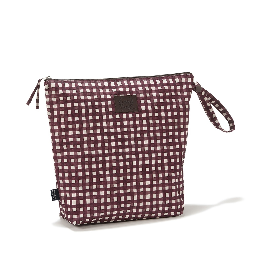 Cosmetic Bag Set BURGUNDY VICHY