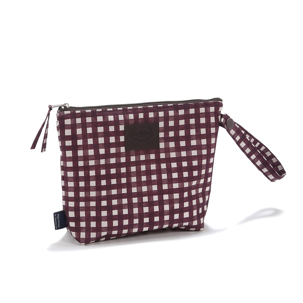 Cosmetic Bag Set BURGUNDY VICHY