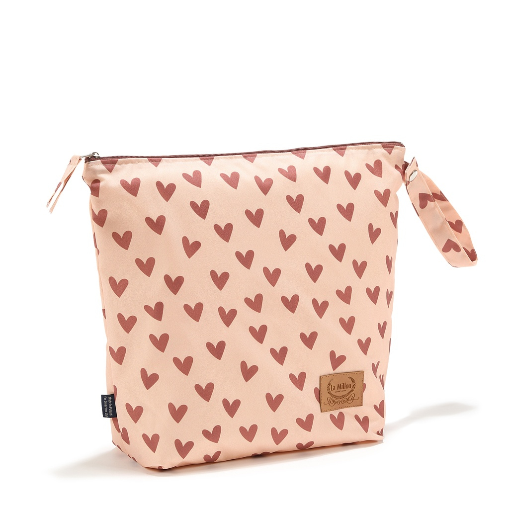 Cosmetic Bag Set HEARTBEAT PINK