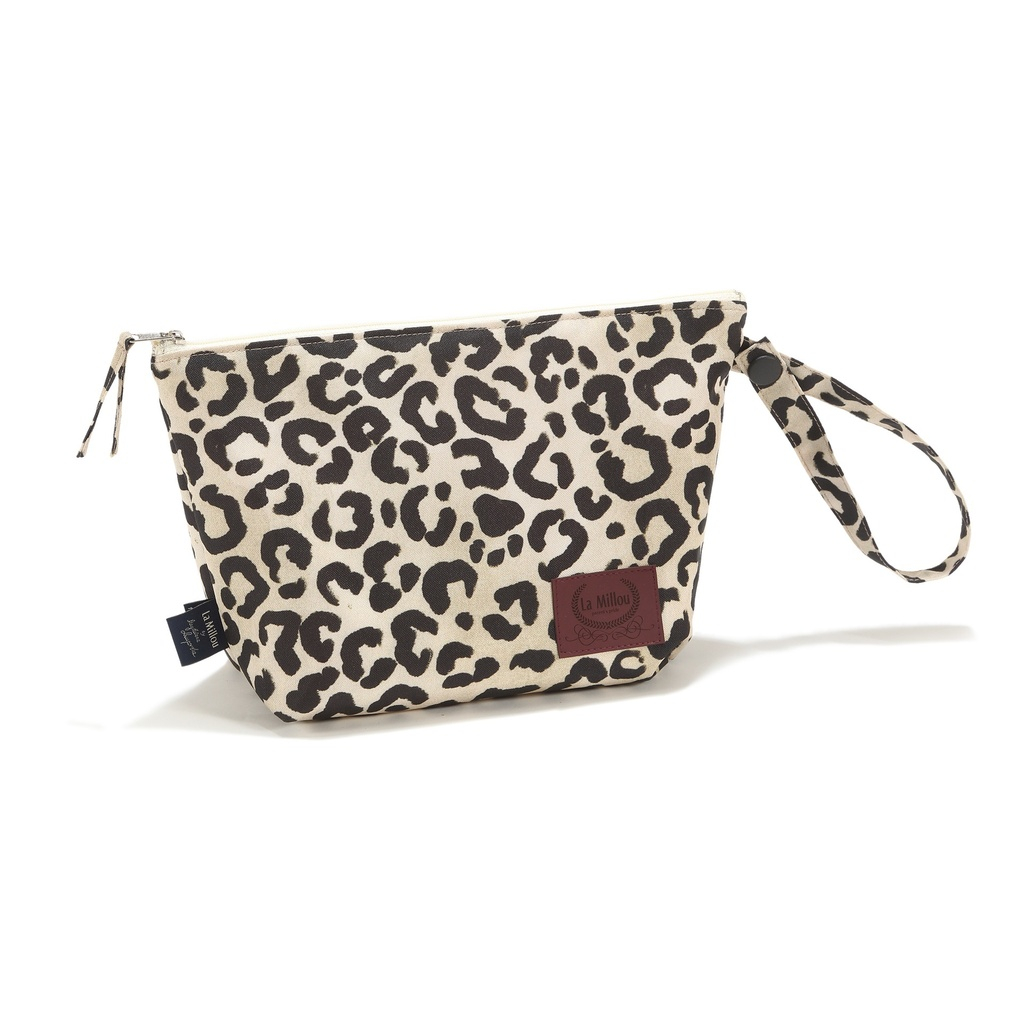 Cosmetic Bag Set LEOPARD CREAM by Magdalena Lamparska