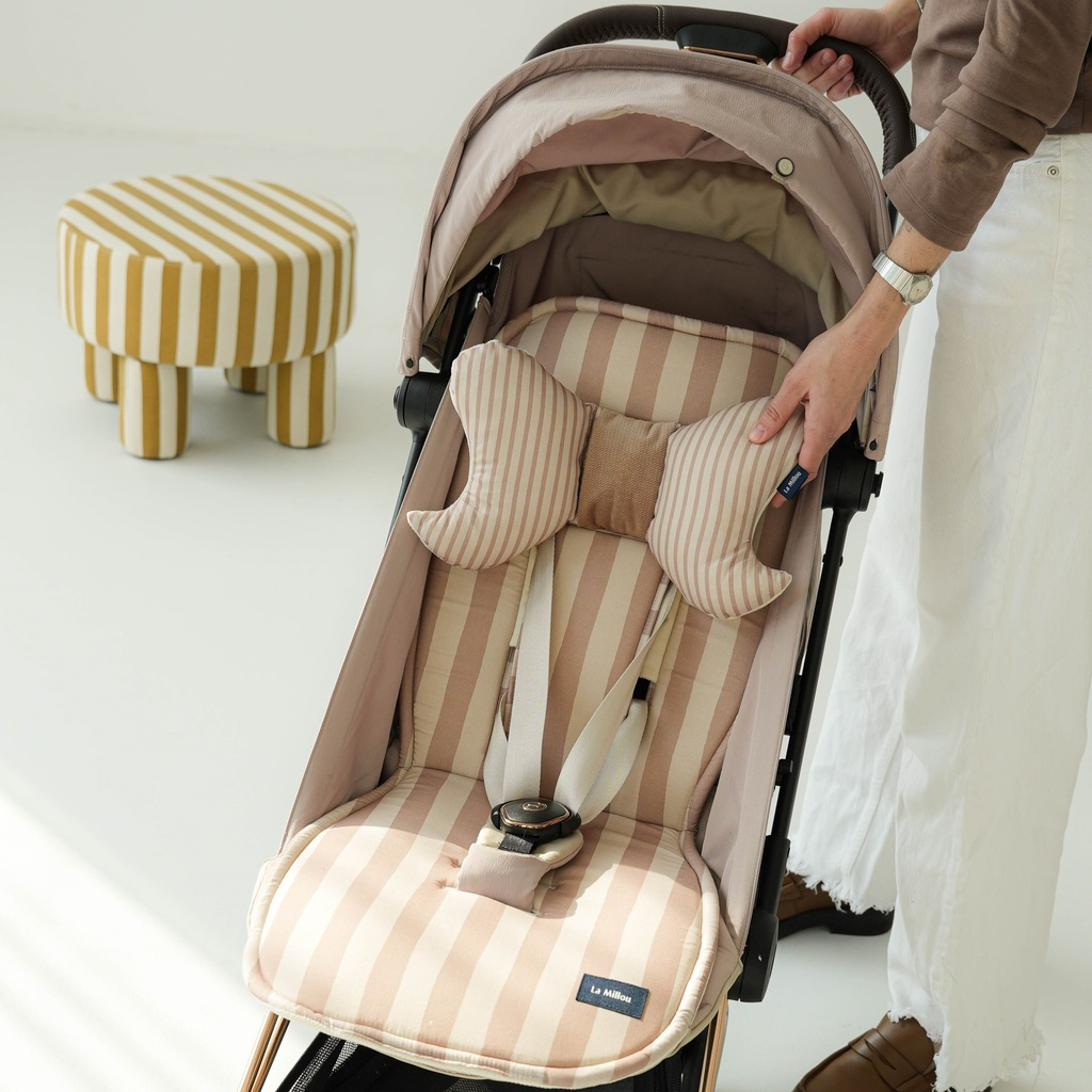 Zestaw spacerowy STRIPES BEIGE