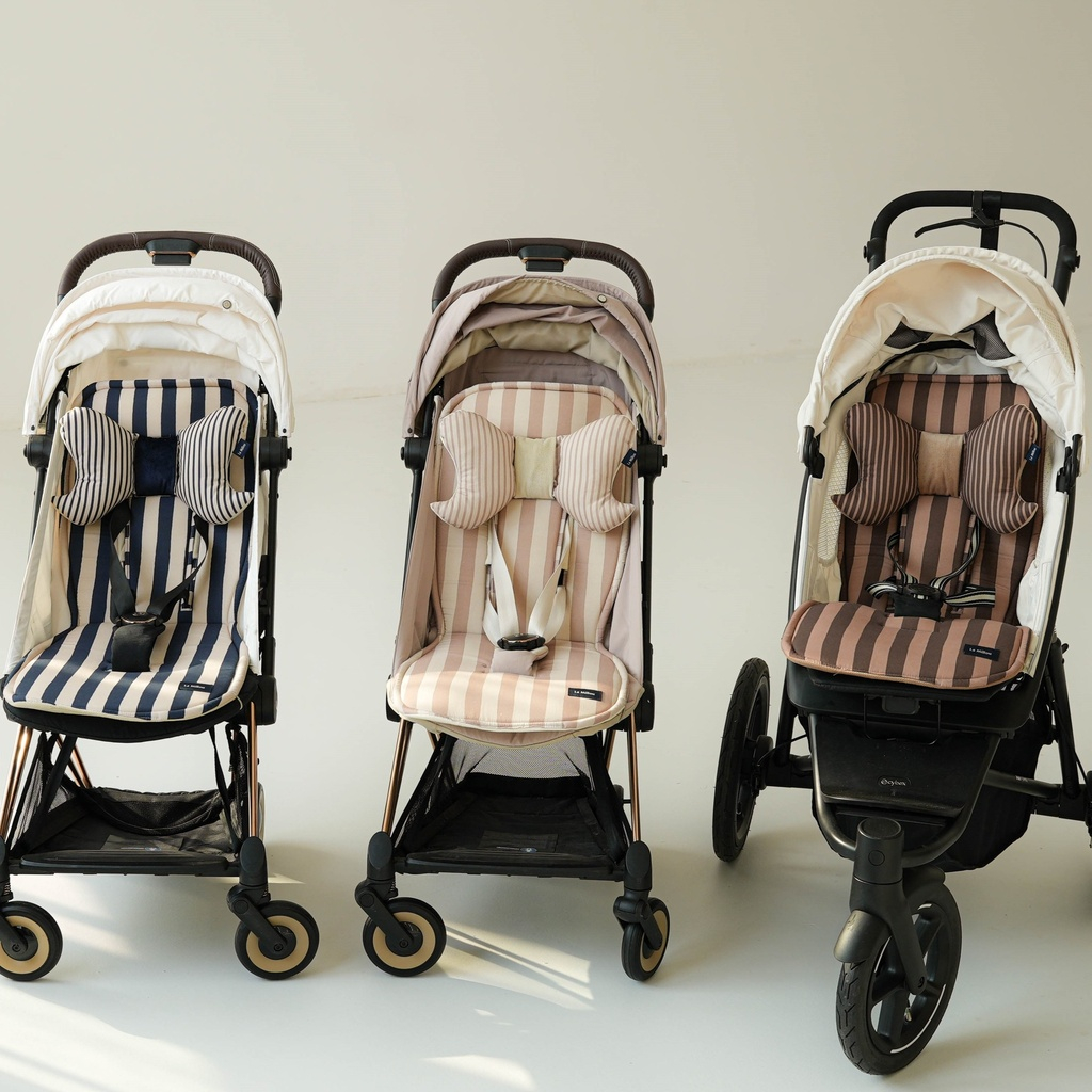 Conjunto para cochecito STRIPES BROWN