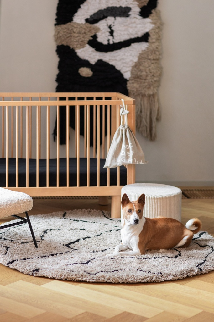 Łóżeczko dziecięce z barierką Junior NATURAL WOOD