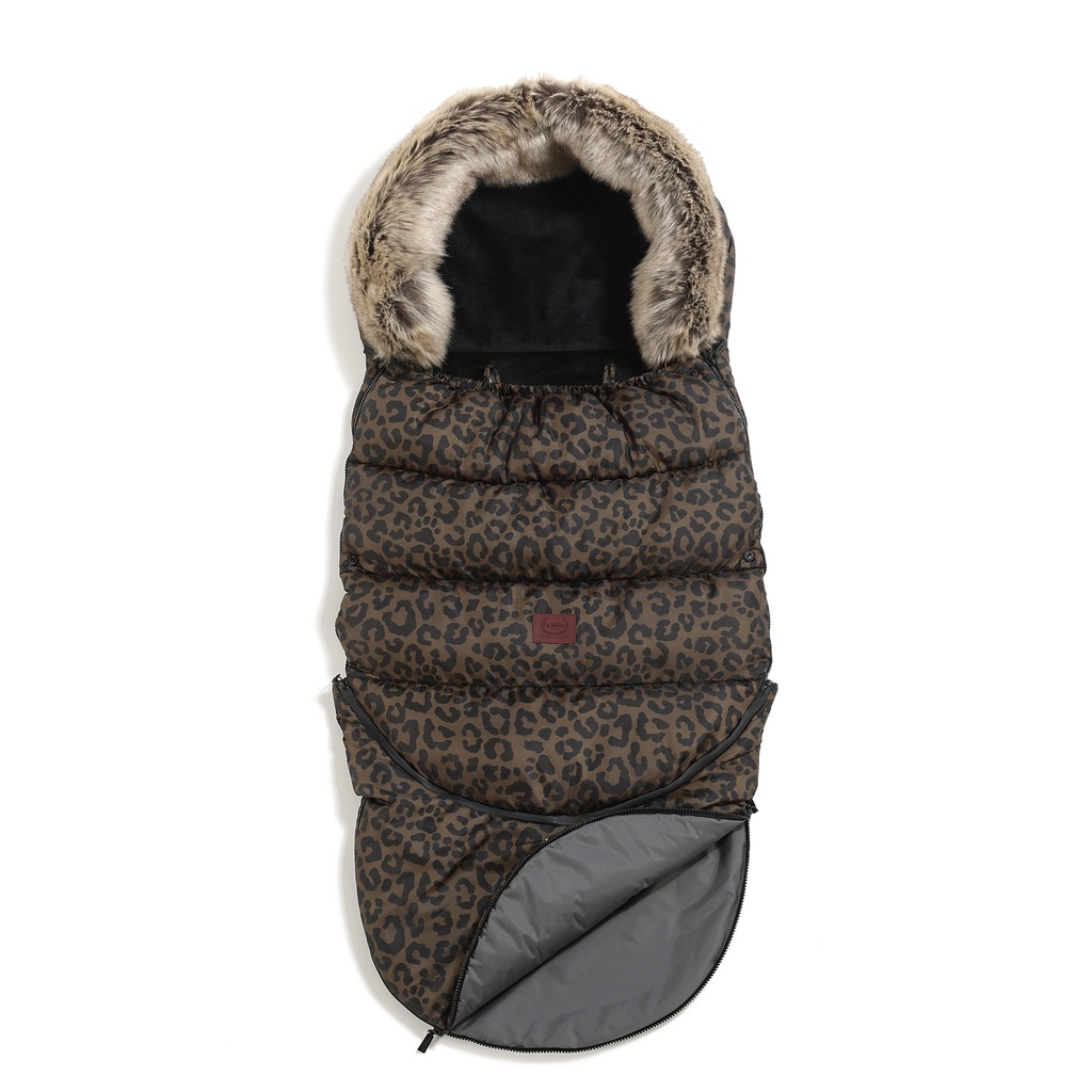 Footmuff Combo Multi LEOPARD CHOCO by Magdalena Lamparska