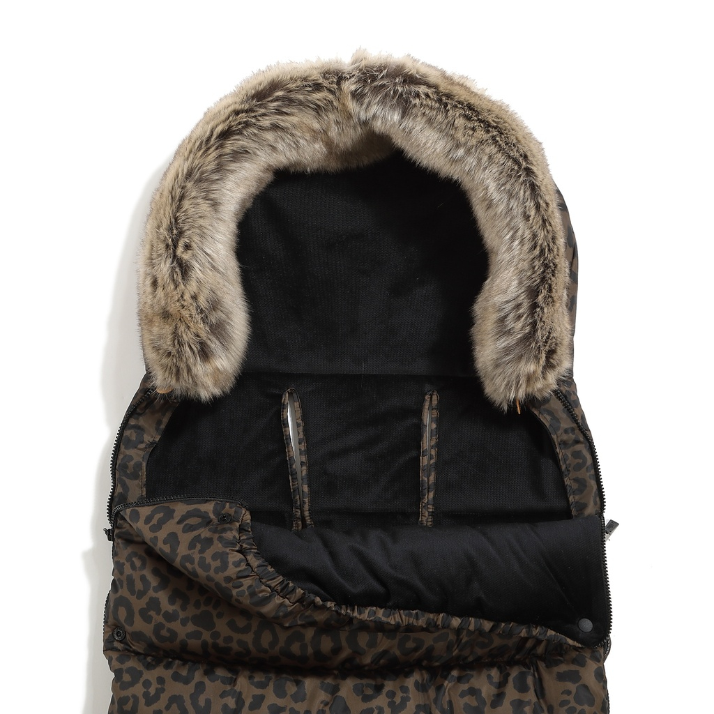 Footmuff Combo Multi LEOPARD CHOCO by Magdalena Lamparska