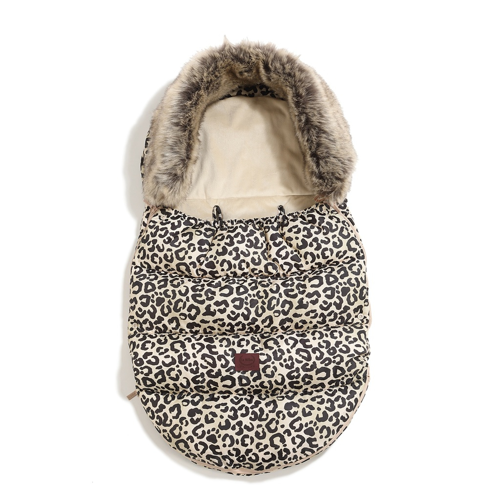 Footmuff Combo Multi LEOPARD CREAM by Magdalena Lamparska