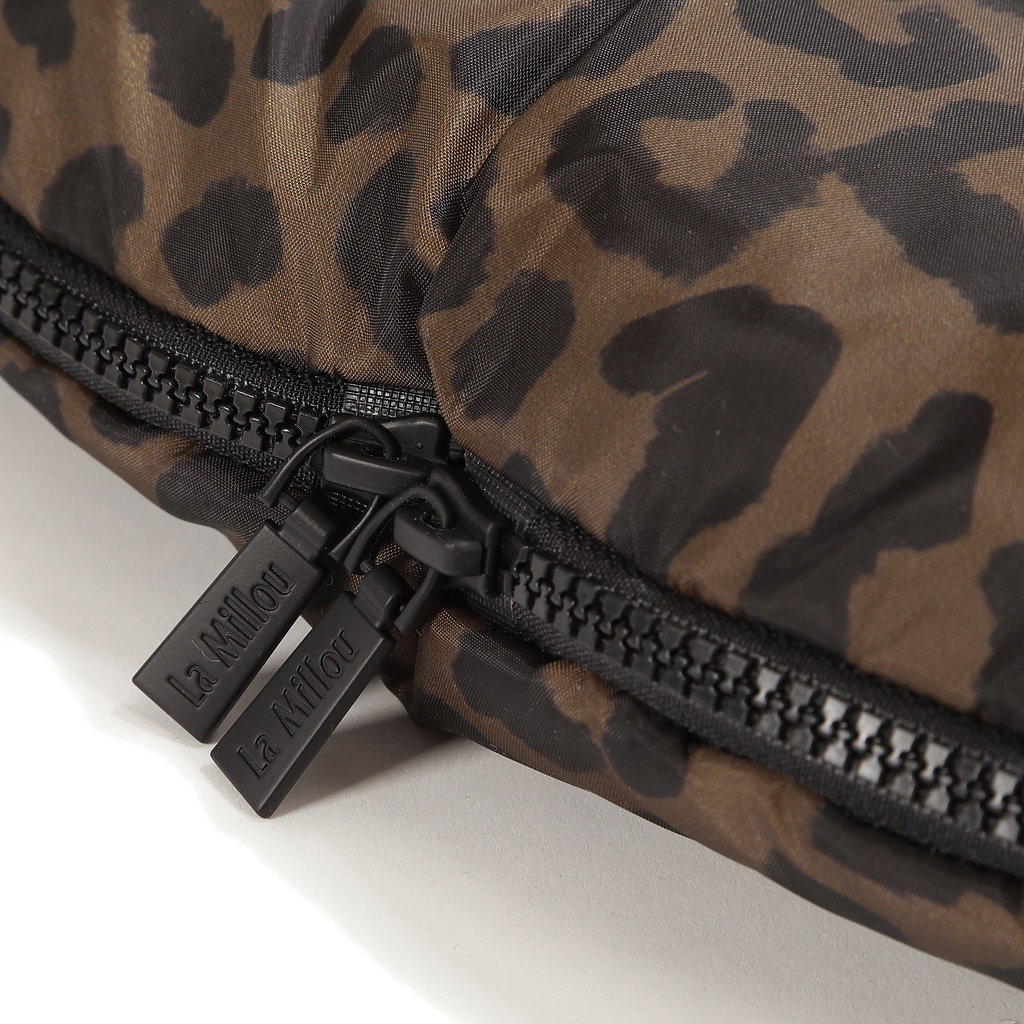 Footmuff Uni Multi LEOPARD CHOCO by Magdalena Lamparska