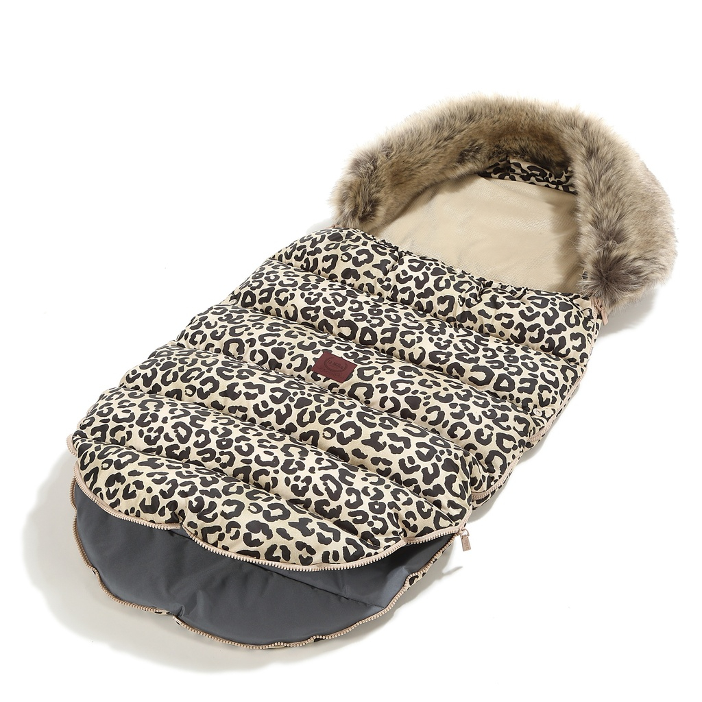 Footmuff Uni Multi LEOPARD CREAM by Magdalena Lamparska