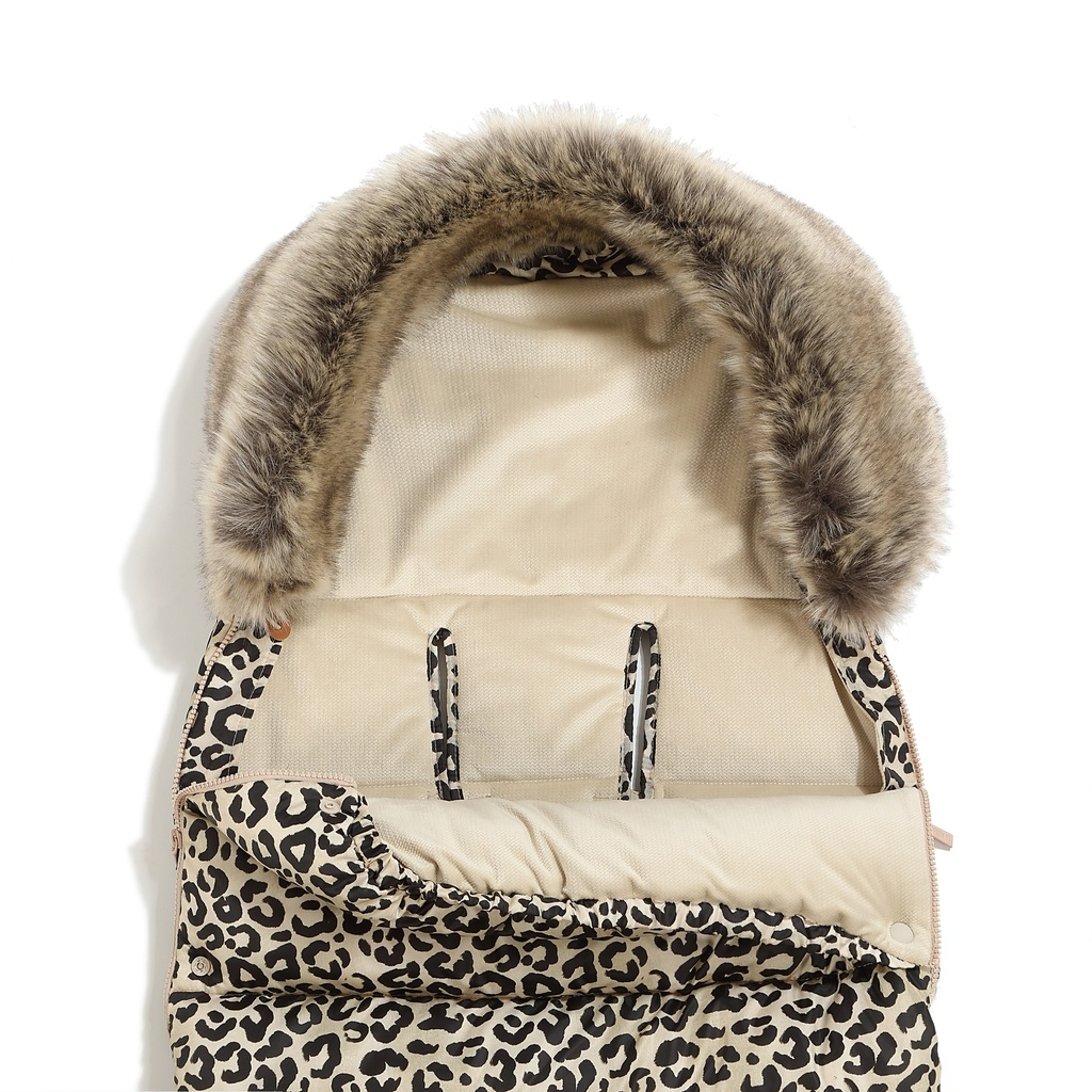Footmuff Uni Multi LEOPARD CREAM by Magdalena Lamparska