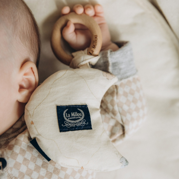 Gryzak Fat Moon Bawełna BEBE MIGNON VANILLA-1689309265885