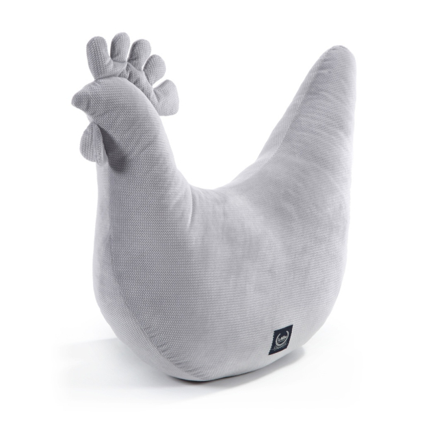 Poduszka Kura Babci Dany Velvet DARK GREY-366342