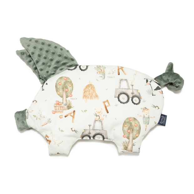 Poduszka Sleepy Pig Minky ABC FARM-446444