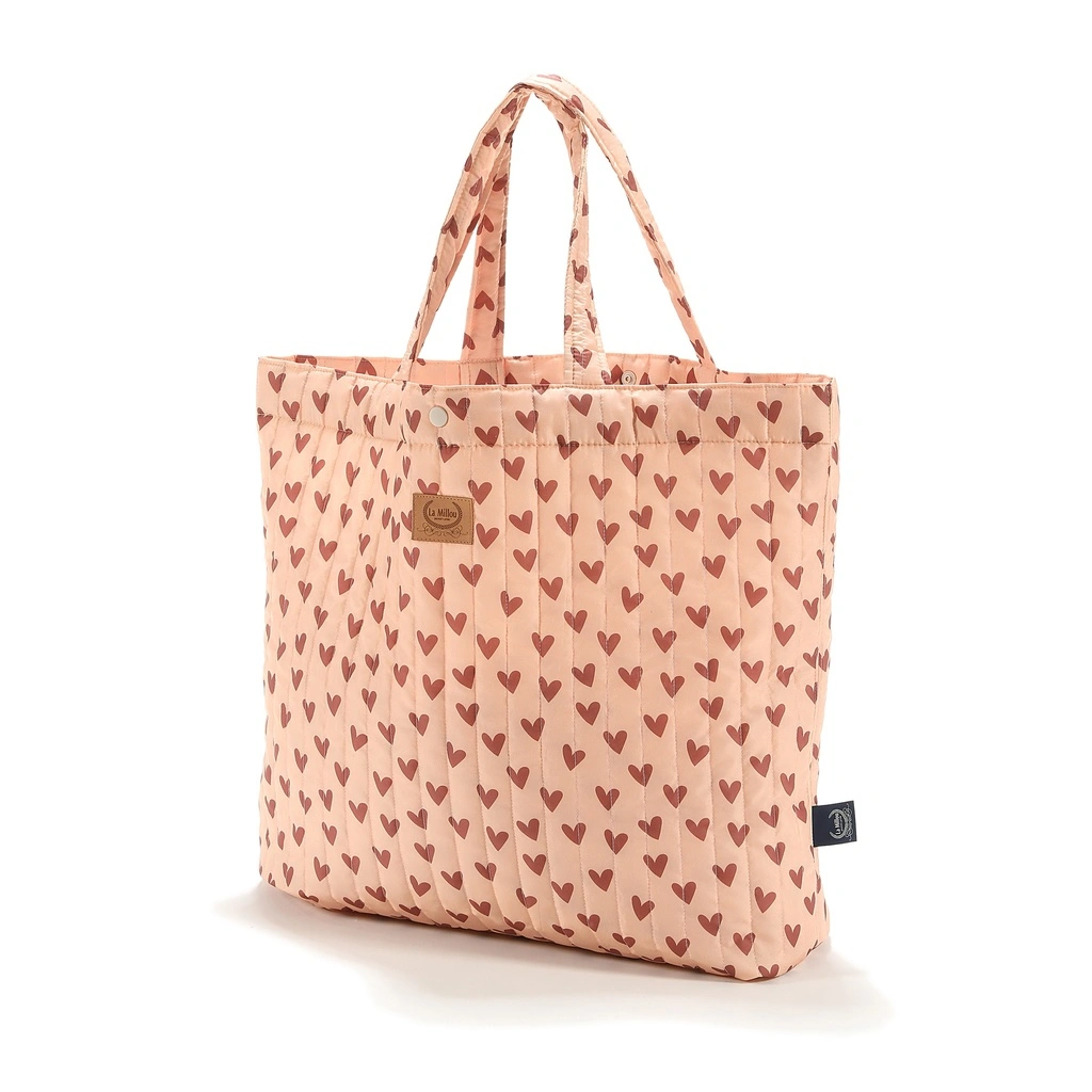 torba shopper bag ortalion heartbeat pink
