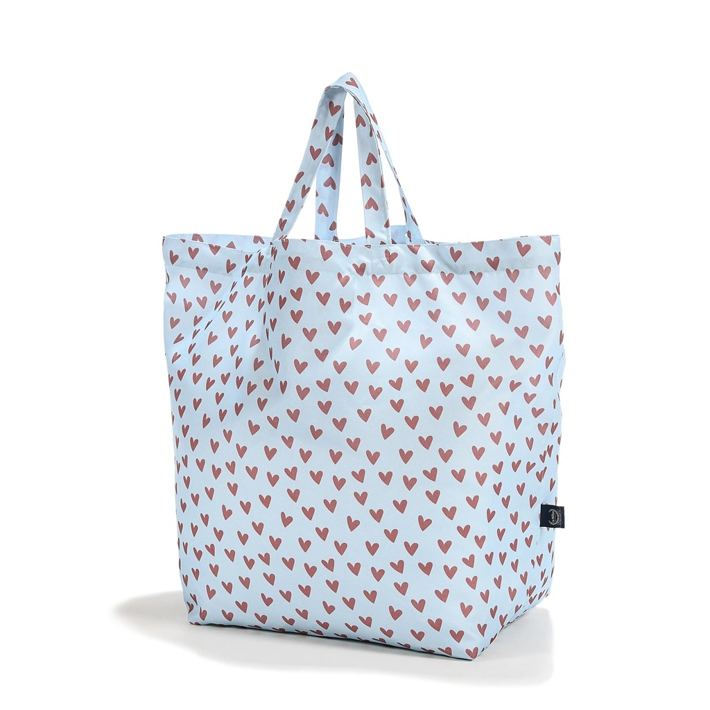 shopper bag xl heartbeat blue