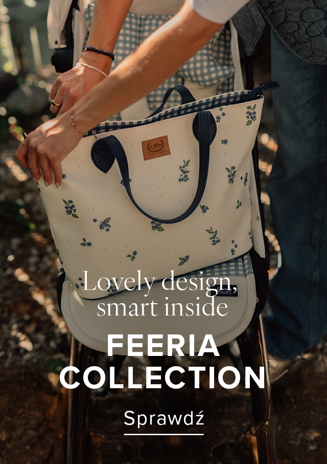 Pojemna torba Feeria. Do wózka, na zakupy, dla mamy, uzupełnienie codziennej stylizacji. 