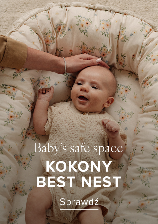 Bezpieczna przestrzeń dla dziecka. Kokony Best Nest. Sprawdź. 