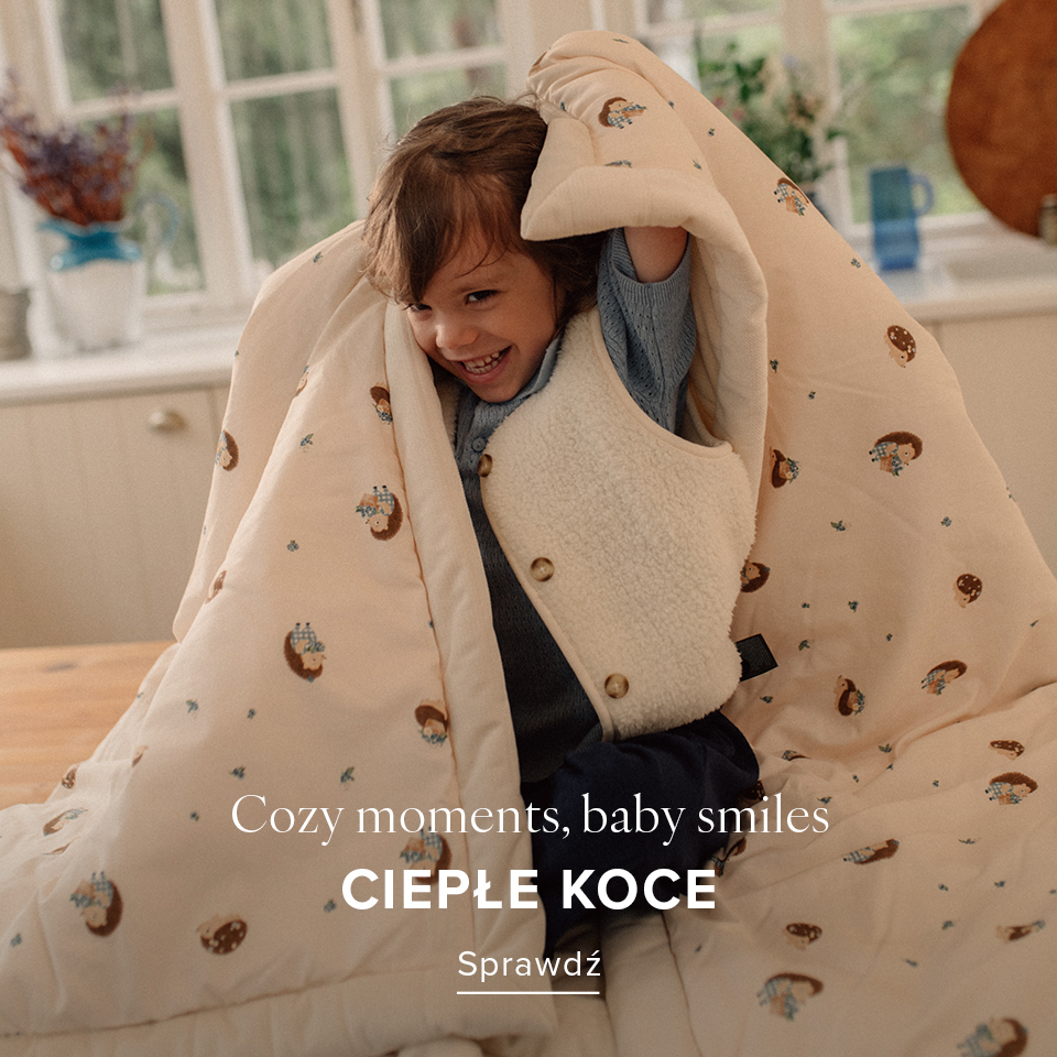 Ciepłe kocyki dziecięce z wypełnieniem. Znajdź idealny dla swojego maluszka.