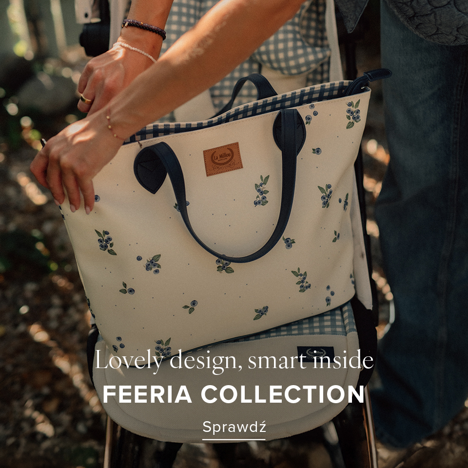 Pojemna torba Feeria. Do wózka, na zakupy, dla mamy, uzupełnienie codziennej stylizacji. 